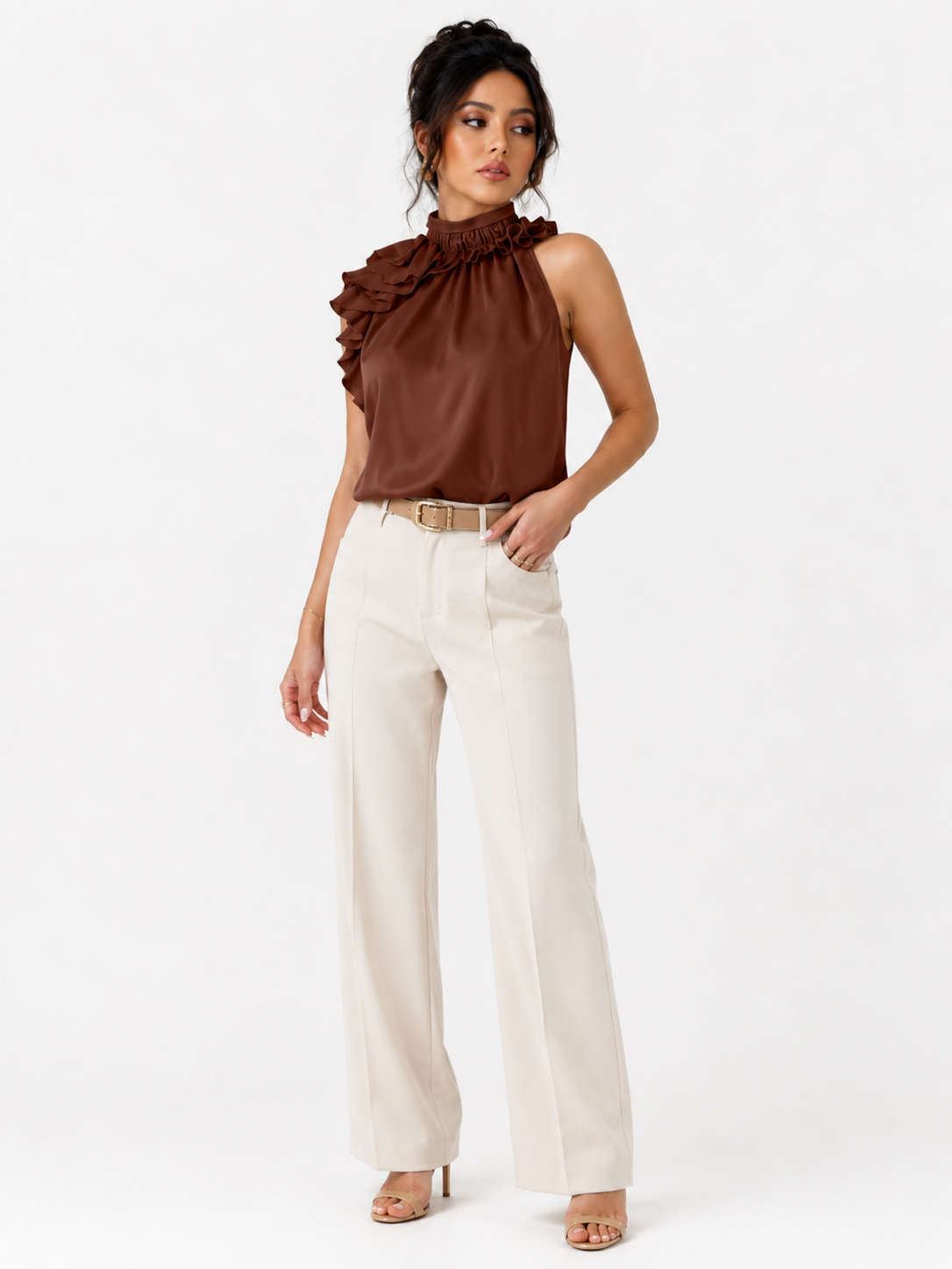 The Elowen Ruffle Blouse