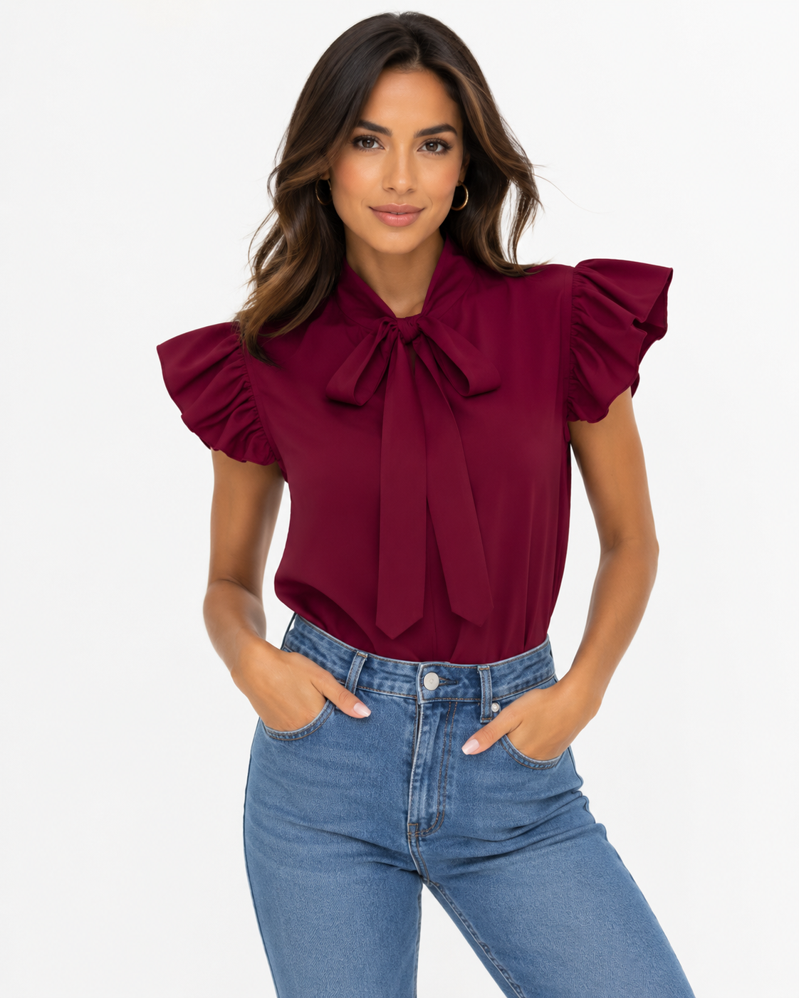 The Valeria Bow Blouse