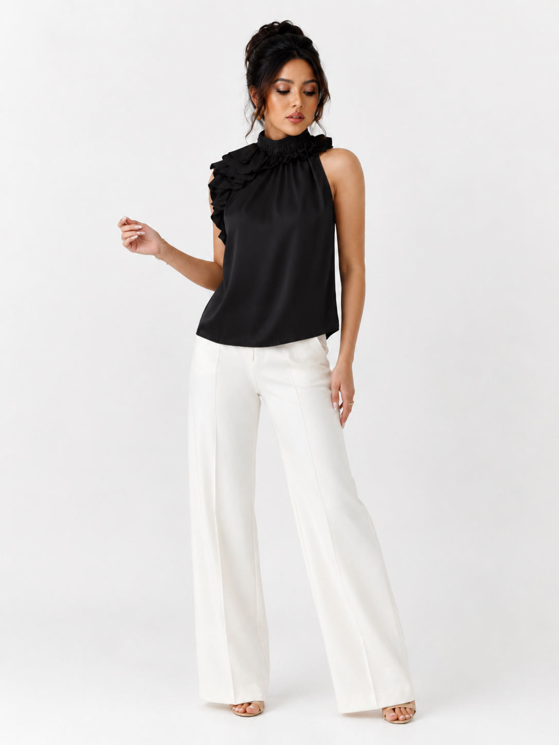 The Elowen Ruffle Blouse